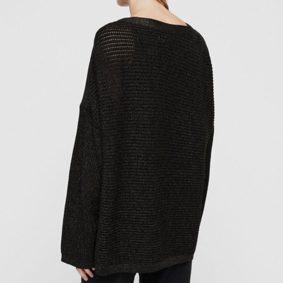 All Saints Marcel Metallic Jumper - Picture 2 of 9